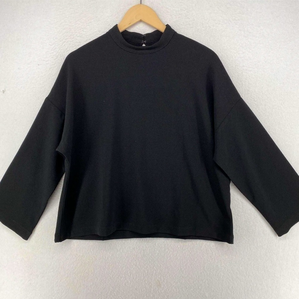 Black crepe blouse from Madewell, size S, EUC